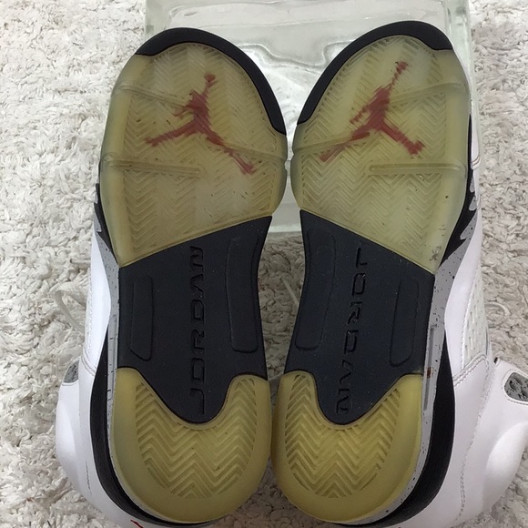 Air Jordan 5 Retro white cement sneakers - Picture 8 of 14